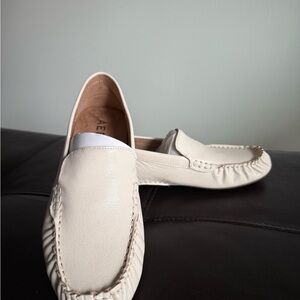 White Aerosols Slip-On Loafers